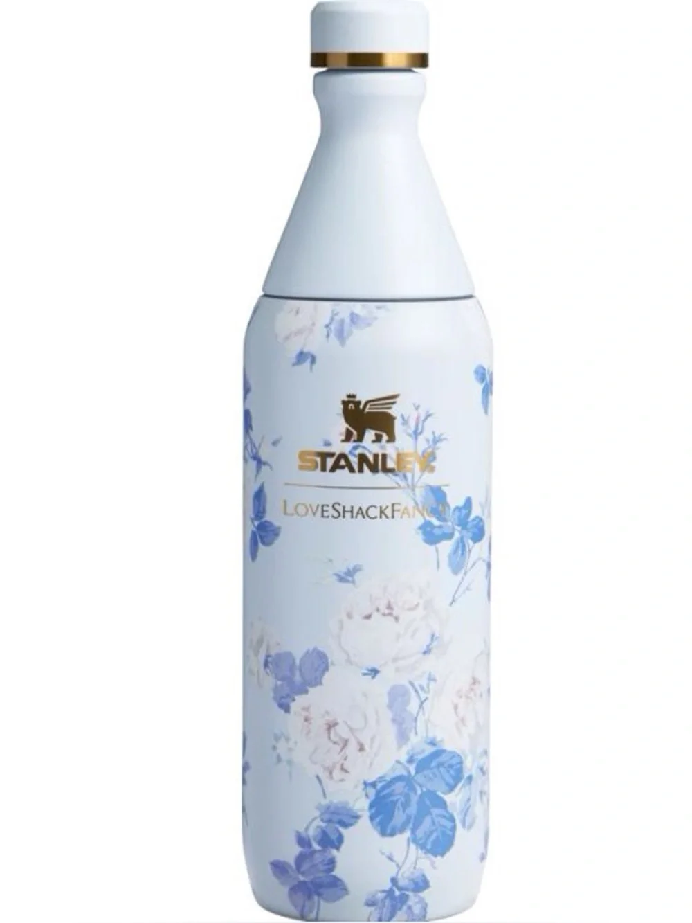 NWOT Stanley x LoveShackFancy Everblooming Roses 20oz All Day Slim Bottle - Picture 1 of 7